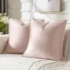Custom Colorful Soft Washable Tassel Edge Hotel Use Stitching Invisible Zipper Modern Design Pillowcase Cushion Cover