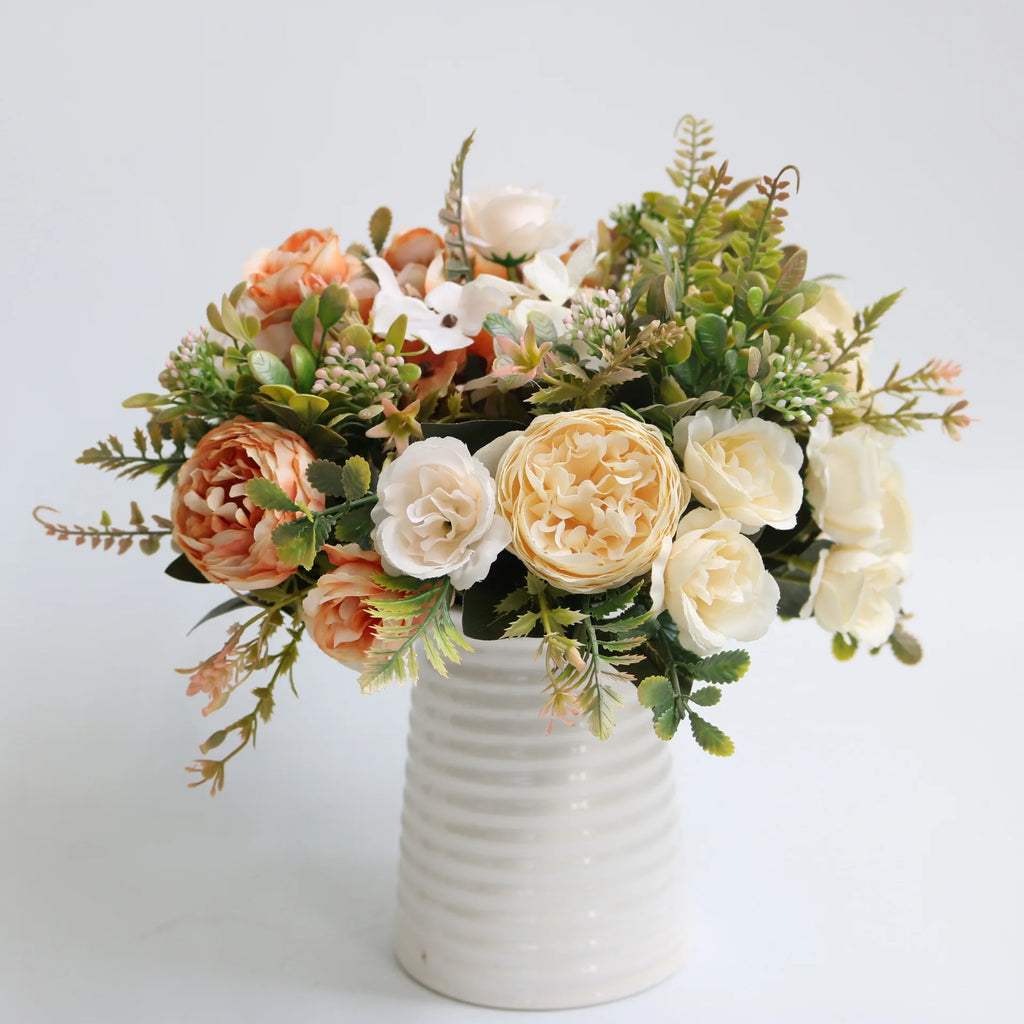 Retro Silk Flowers – Roses, Peonies & Hydrangeas for DIY Decor & Bouquets