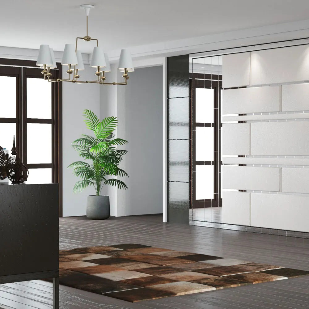 68-113cm Large Artificial Palm Tree Tropical Fake Plants Green Plastic Palm Leafs Big Monstera Tree Branch For Home Garden Decor