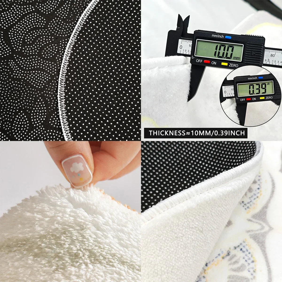 Bedroom Carpet Bedside Long Floor Mat Soft Fluffy Comfortable Foot Mats Japanese Minimalist Home Decoration Rug for Living Room