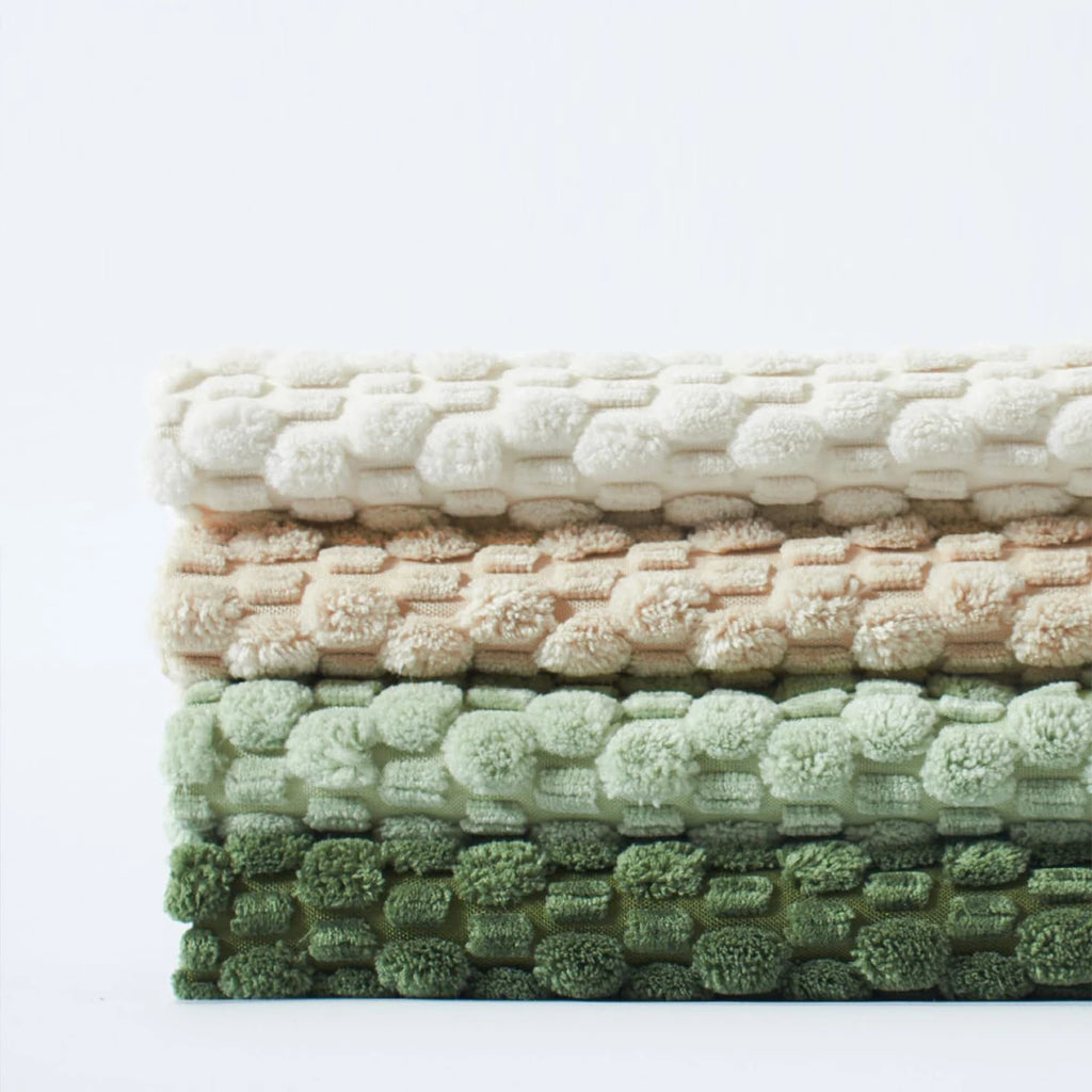 Striped Corduroy Boho Cushion Cover (Double-Sided, Square)
