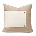 Nordic Luxury Woven PU Leather Cushion Cover