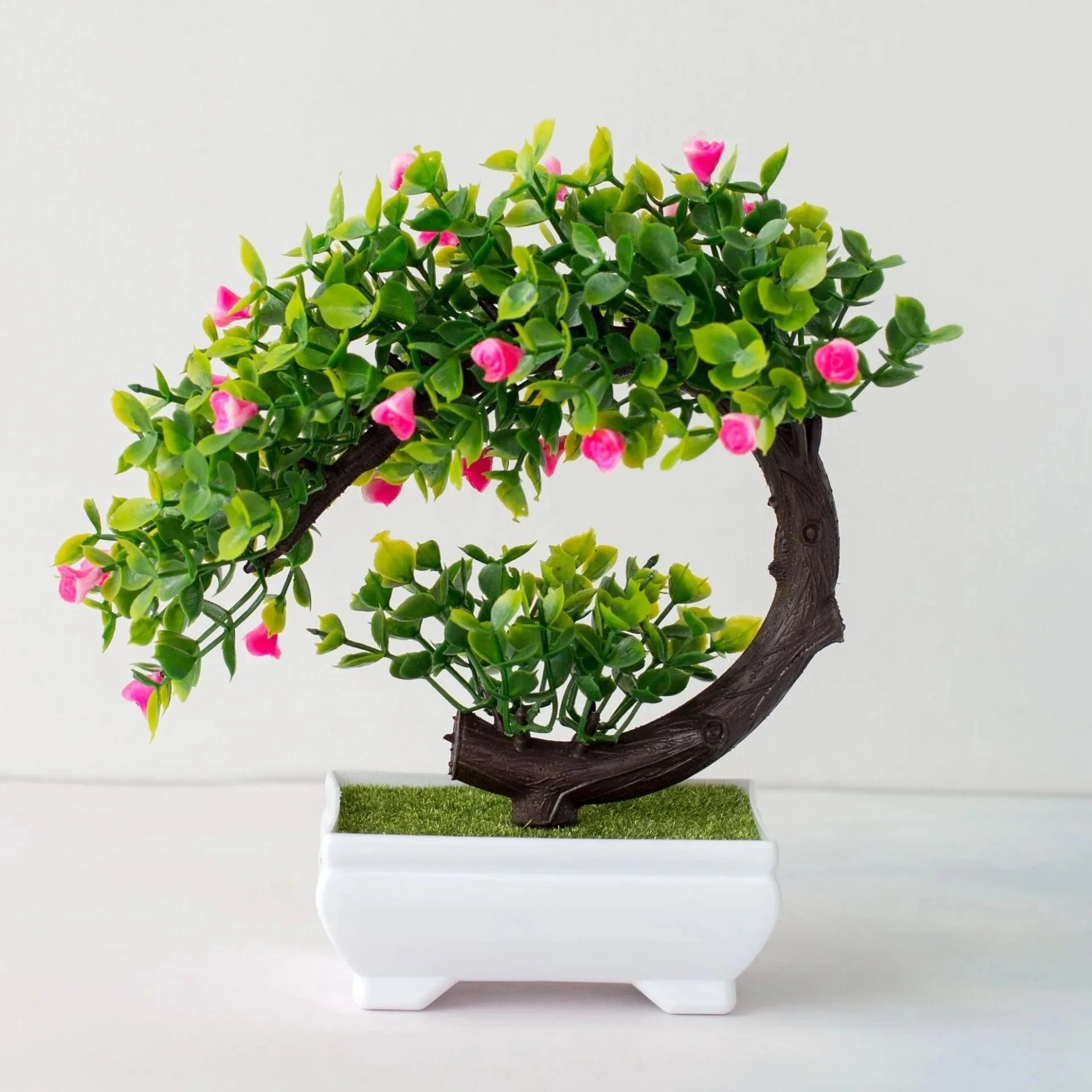 Artisan Rose Artificial Bonsai Potted Floral Tree