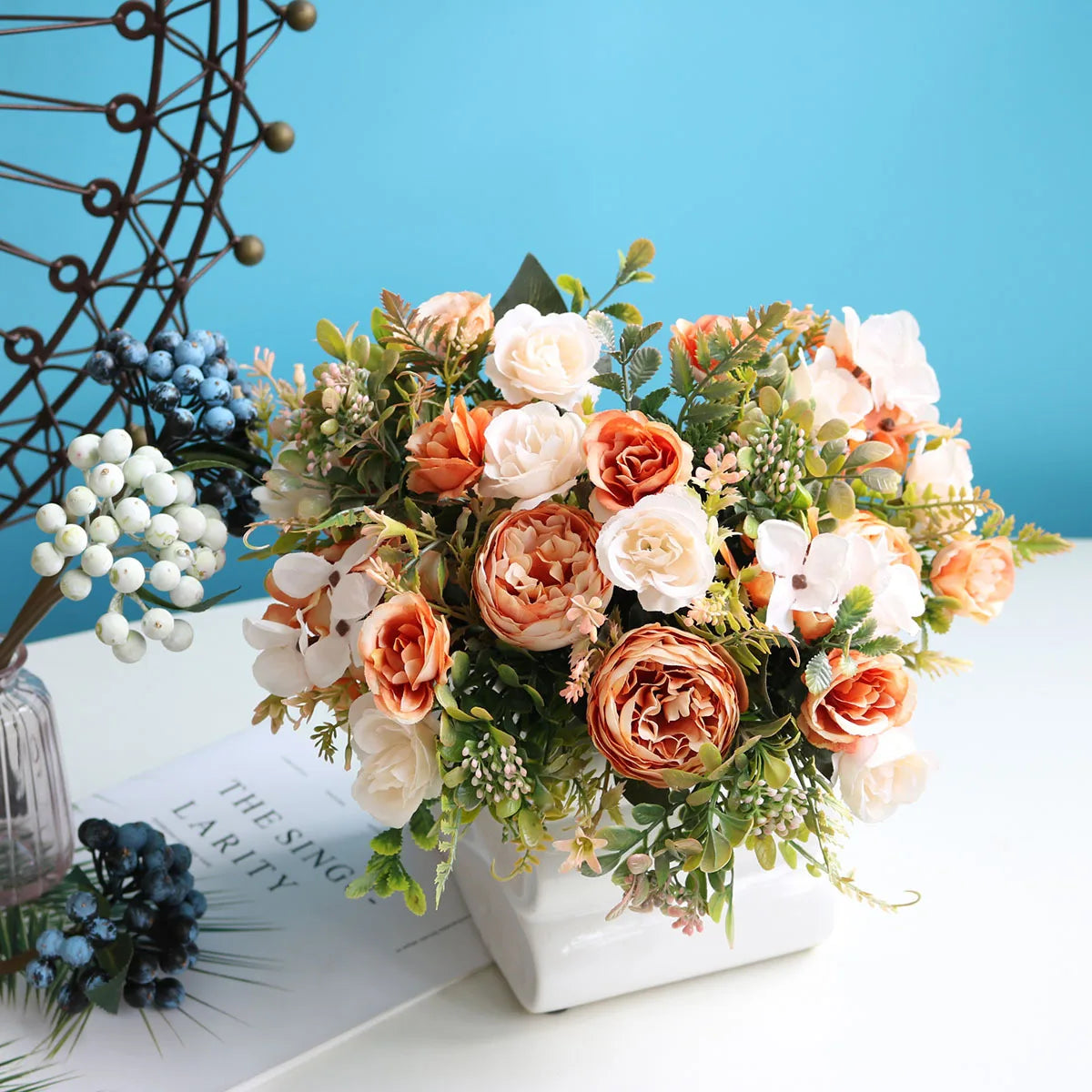 Retro Silk Flowers – Roses, Peonies & Hydrangeas for DIY Decor & Bouquets