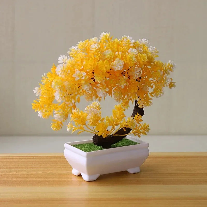Artisan Rose Artificial Bonsai Potted Floral Tree