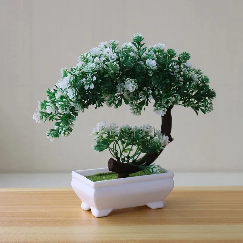 Artisan Rose Artificial Bonsai Potted Floral Tree