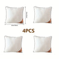4 Packs of High-Quality Luxury High-Rebound Throw 45*45Pillows, Sofa Cushions, Premium Home Pillow Throw Pillows for Cars Sofas