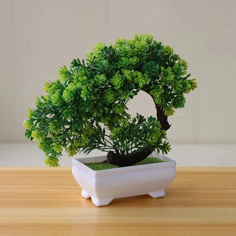 Artisan Rose Artificial Bonsai Potted Floral Tree