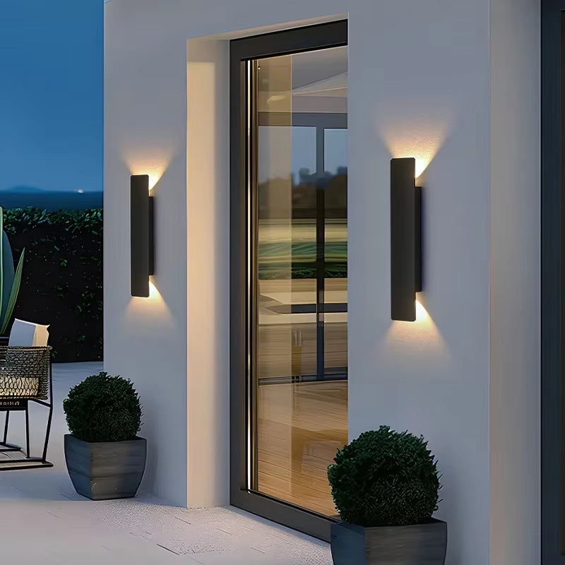 Modern Led Waterproof Outdoor up down Wall Lamp IP65 Aluminum 18W LED Wall Light Indoor Decorated Wall Sconce