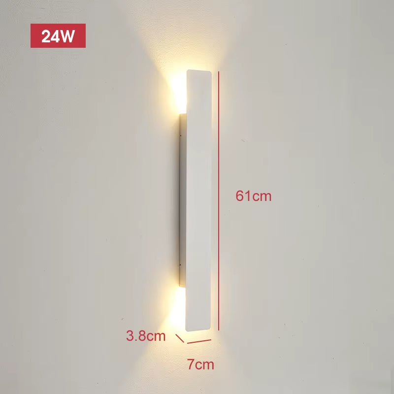 Modern Led Waterproof Outdoor up down Wall Lamp IP65 Aluminum 18W LED Wall Light Indoor Decorated Wall Sconce